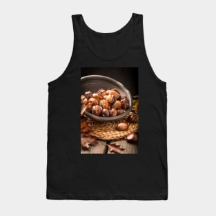 Roasted chestnuts and leaves Tank Top